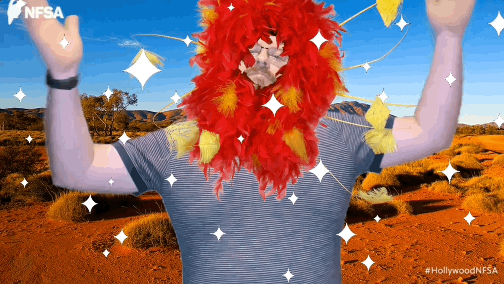 One of the GIFs generated by the GIF booth